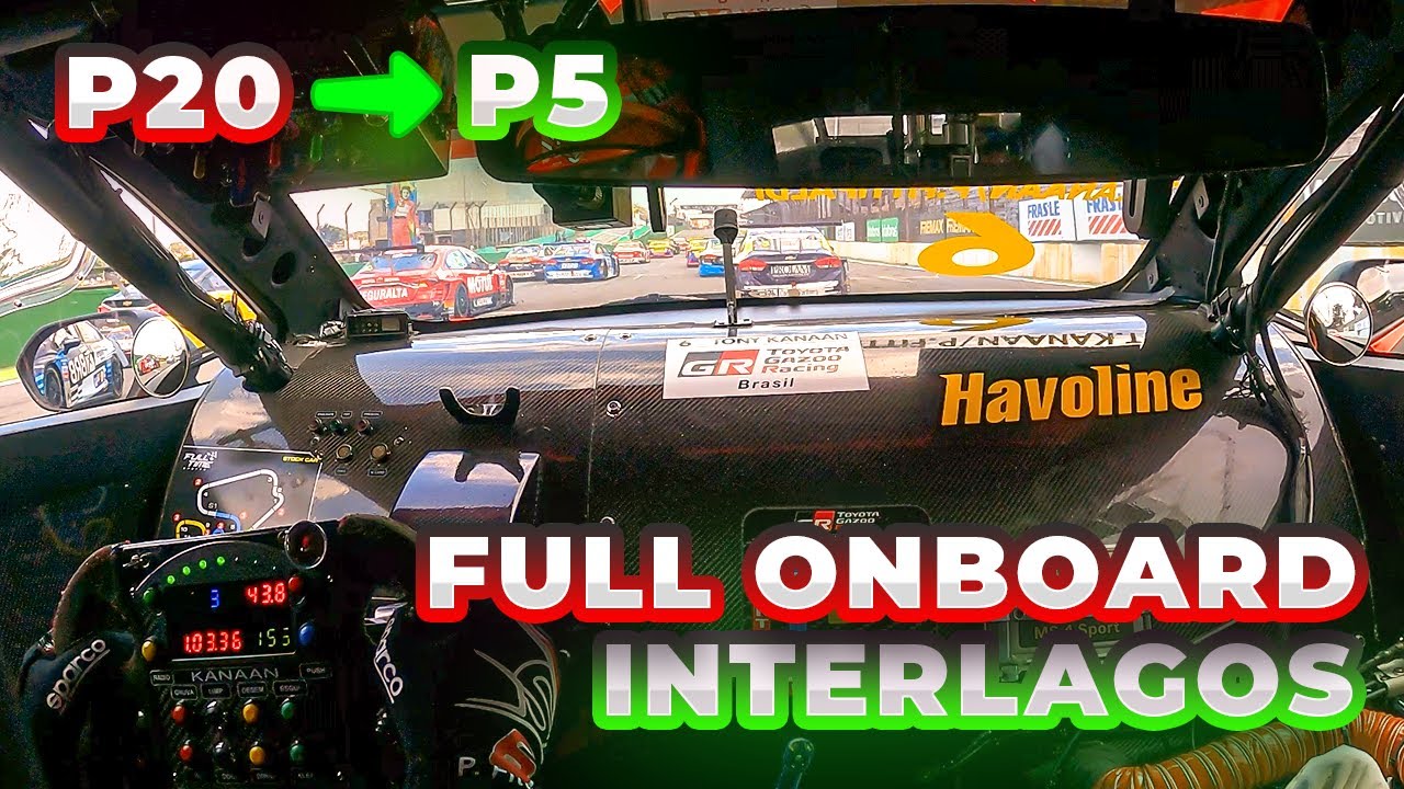 ONBOARD de P20 para P5! STOCK CAR em Interlagos com PIETRO FITTIPALDI!