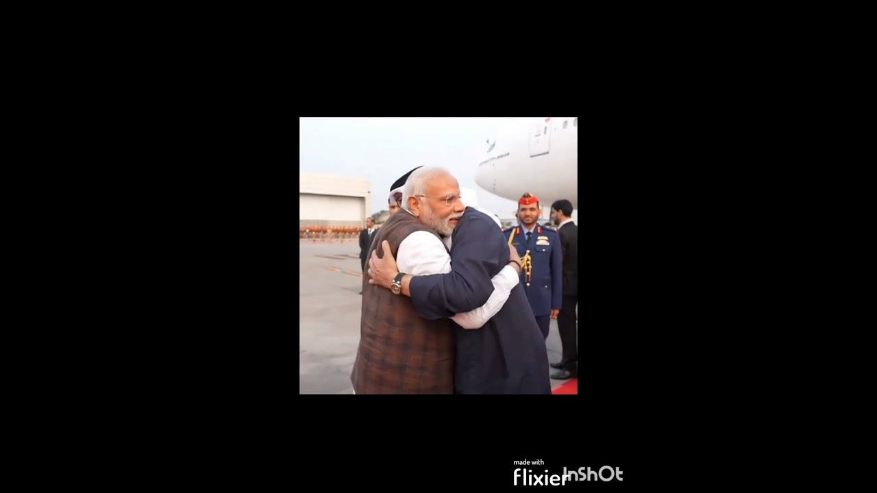 Warm welcome of UAE president Al Nahyan by PM Modi #youtubeshorts #globalsummit  #pmmodi