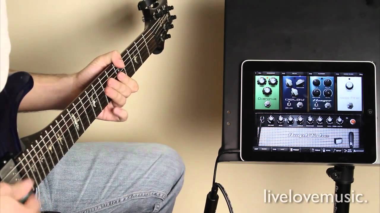 iRig Guitar Interface for iPad/ iPhone + Amplitube iPad Review & Demo