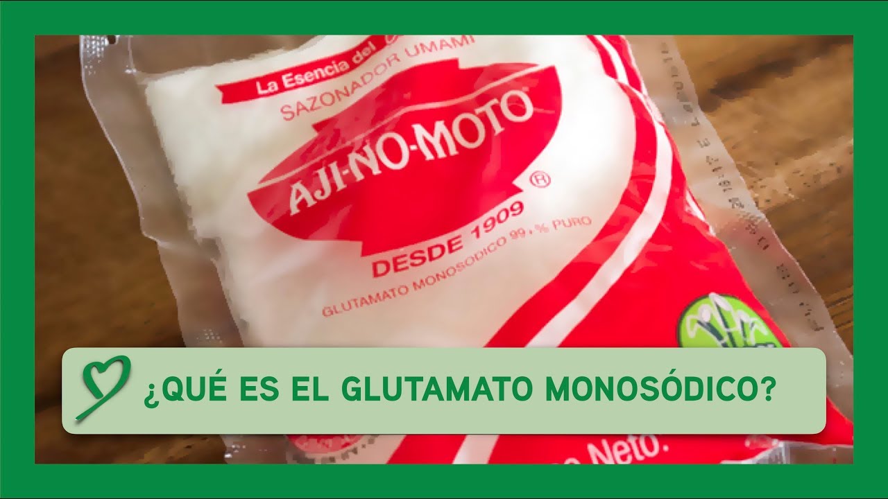 ¿Qué es el GLUTAMATO MONOSÓDICO?