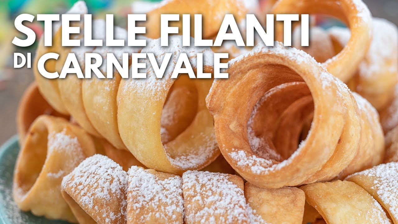 STELLE FILANTI DOLCI DI CARNEVALE Ricetta Facile - Fatto in Casa da Benedetta