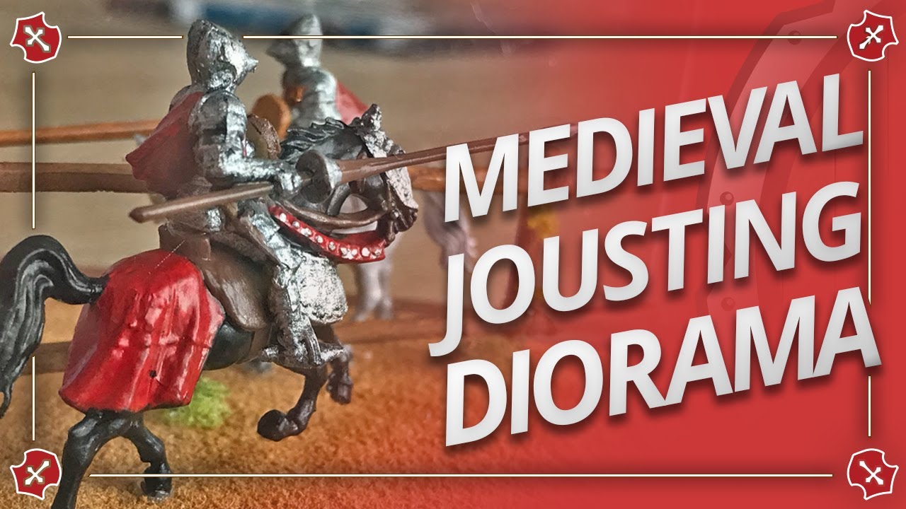 ⚔️ Medieval Jousting Diorama: Making a Knights Jousting Diorama