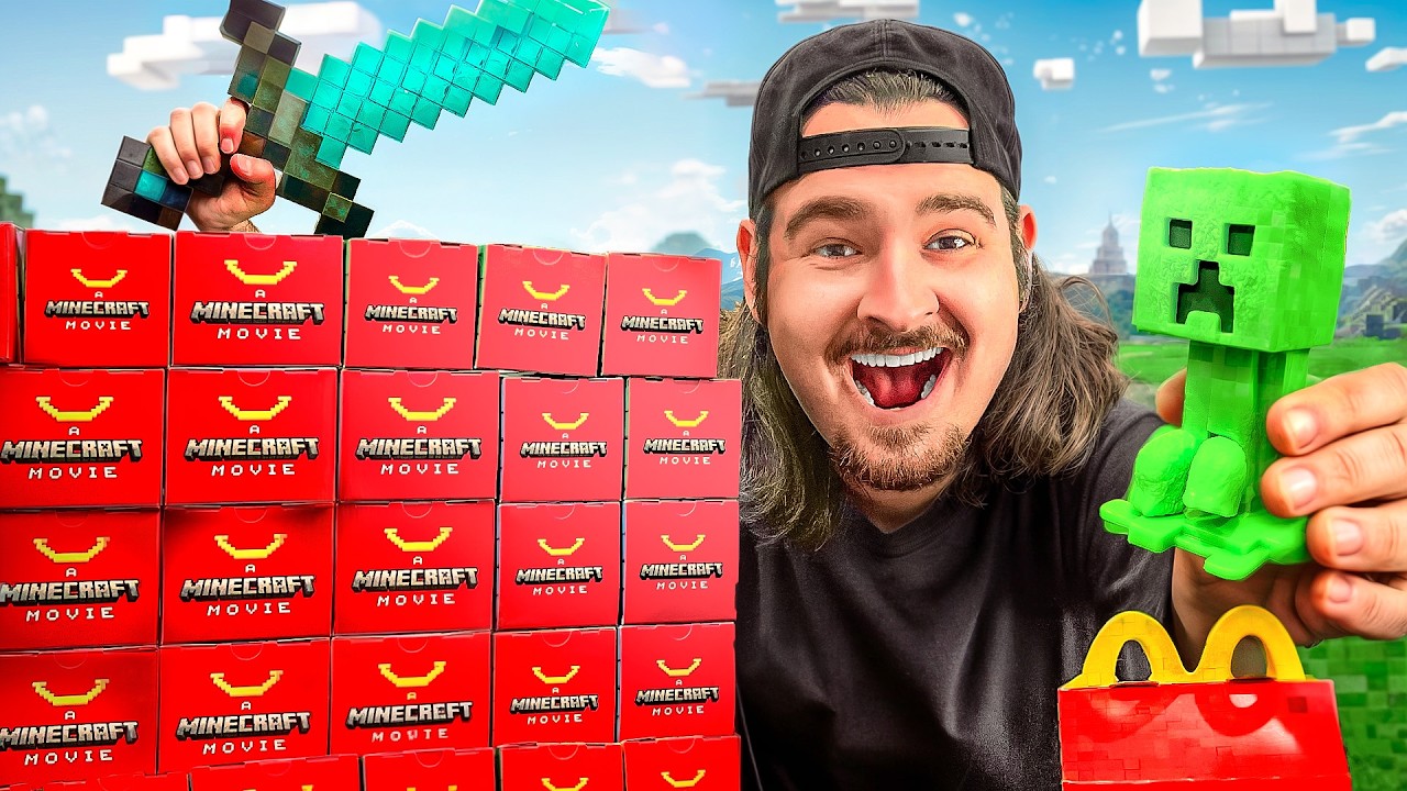 Открываем 30 игрушек Minecraft Happy Meal!