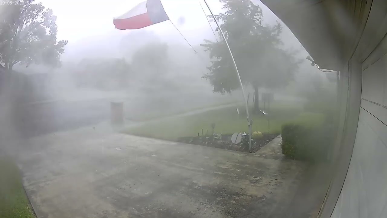 Severe storm Leon Valley, TX 08/19/2025