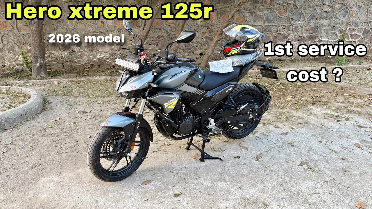 Hero xtreme 125r first service cost & experience 🔥 | xtreme 125r 2026 model service cost 