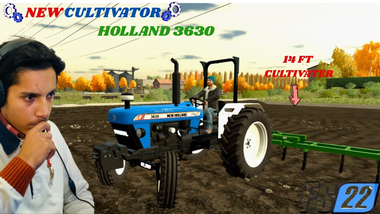 FS22 Punjab Farming 🚜 | New Holland 3630 Cultivator Gameplay #viralvideo #farmingsimulator22 #like 