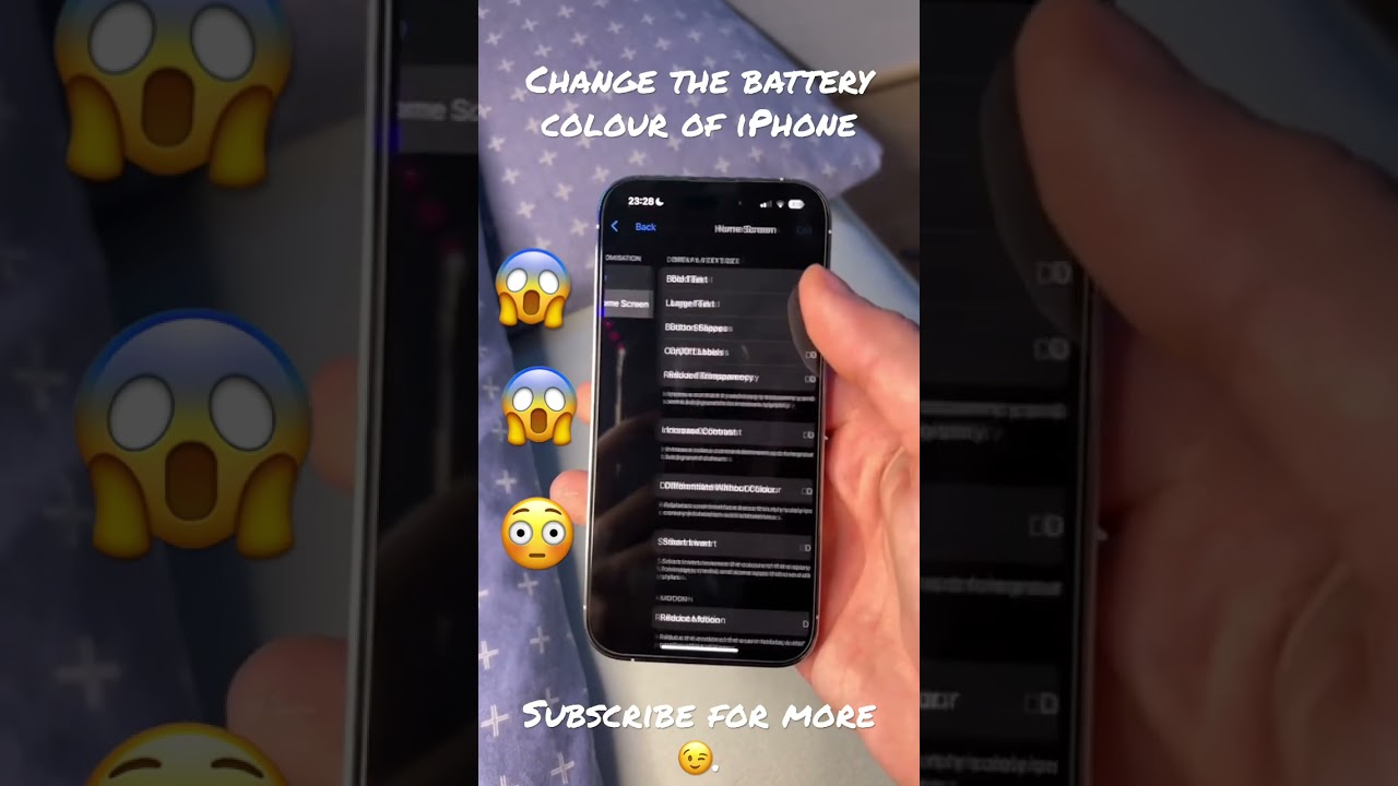How to change the iPhone battery icon colour ??👉🏻🔋🪫😱😱🫣.