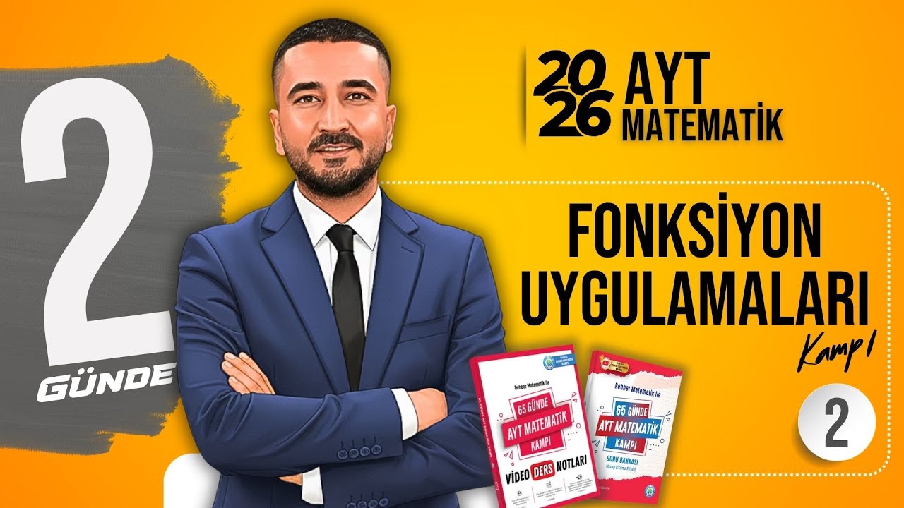 Fonksiyon Uygulamaları 2 | FONKSİYON UYGULAMALARI KAMPI | 65 Günde AYT Matematik