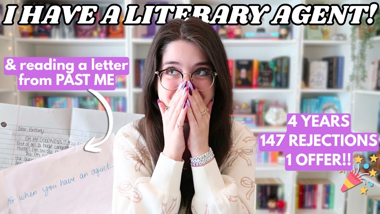 I HAVE A LITERARY AGENT!!! ✍💜🥳 100+ rejections, one offer! (&  reading a letter from my past self)