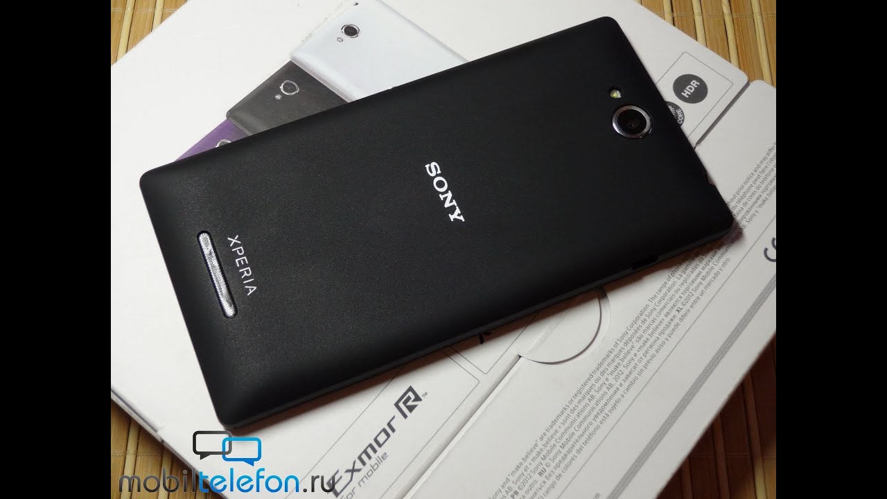 Распаковка Sony Xperia C с процессором MediaTek (unboxing)