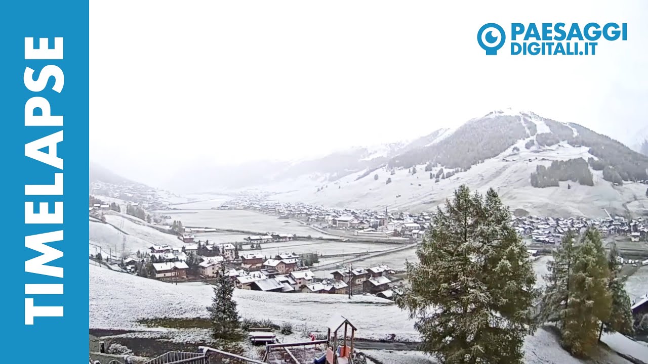 Veloce Nevicata a Livigno (SO) - 11 Ottobre 2020 - Time Lapse