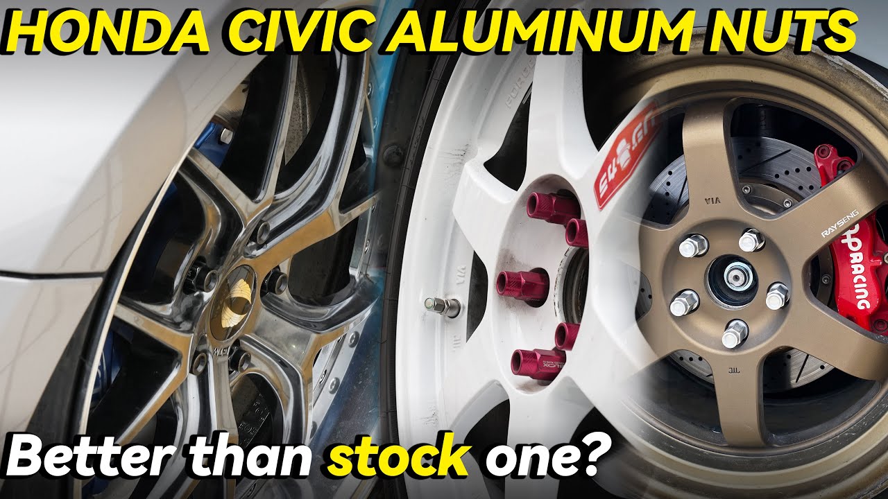 Honda Civic Replace Aftermarket Aluminum Lug Nuts | Better than Stock One? | BONOSS