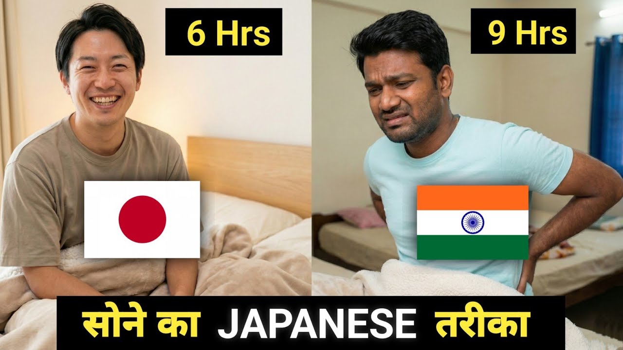 How To Sleep 9 Hour In 6 Hour | Japanese Technic | जल्दी कैसे सोए 