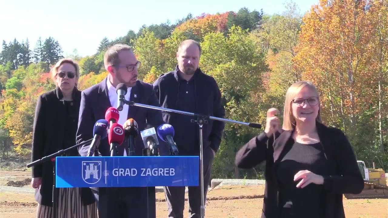 Završni radovi na sanaciji klizišta Pantovčak i redovna konferencija za medije