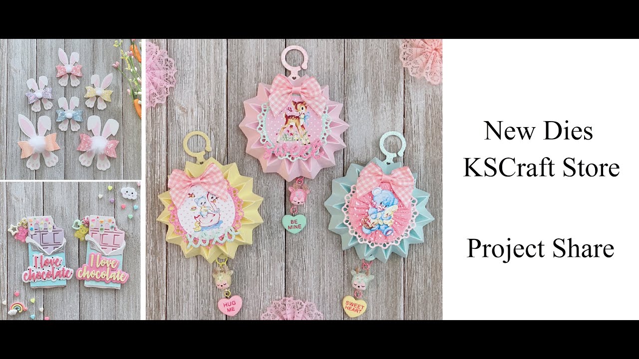 Rosette Ornaments & Bunny Bows Paper Crafts | Project Share KSCraft Store