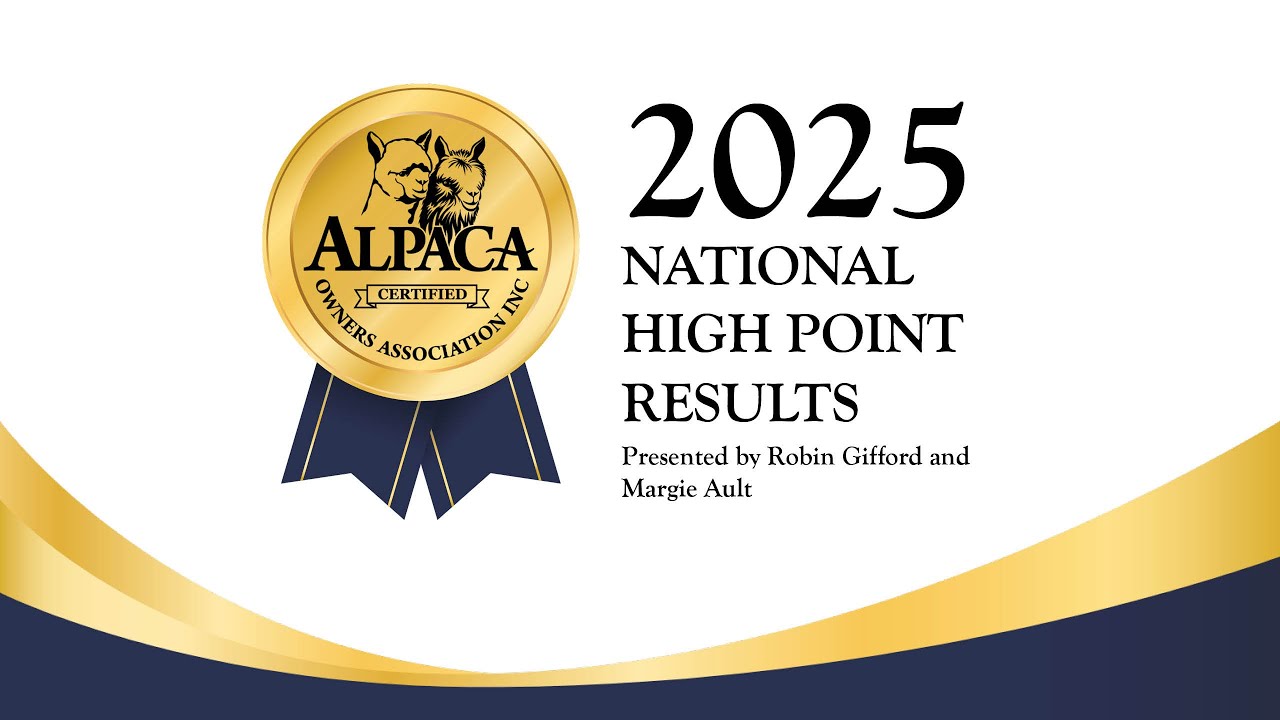 2025 AOA National High Point Award Winners' Announcement