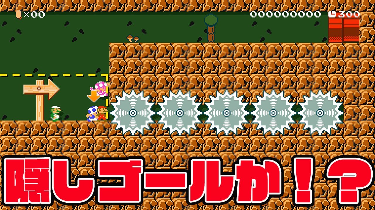 隠しゴールか！？【マリオメーカー2 みんなでバトル】