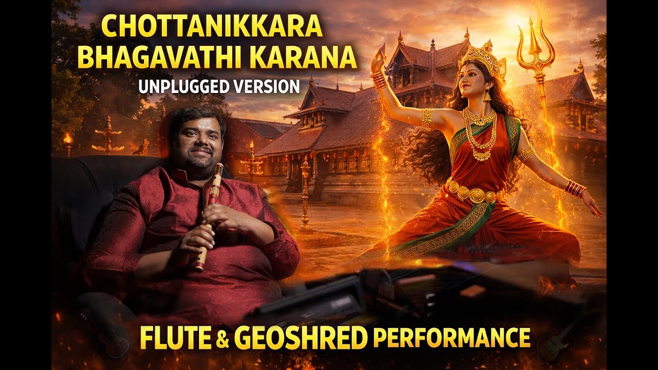 Amme Narayana! 🙏 Chottanikkara Makam Special Flute Unplugged | PALAKKAD MURALIKRISHNAN