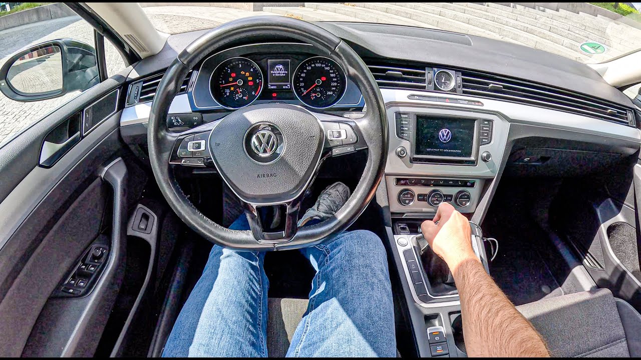 2015 Volkswagen Passat B8 [2.0 TDI 150Hp] |0-100| POV Test Drive #2069 Joe Black