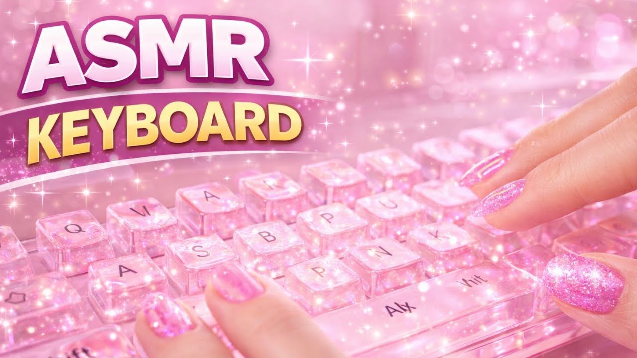 Keyboard of Light & Glass ✨ | Hypnotic AI ASMR