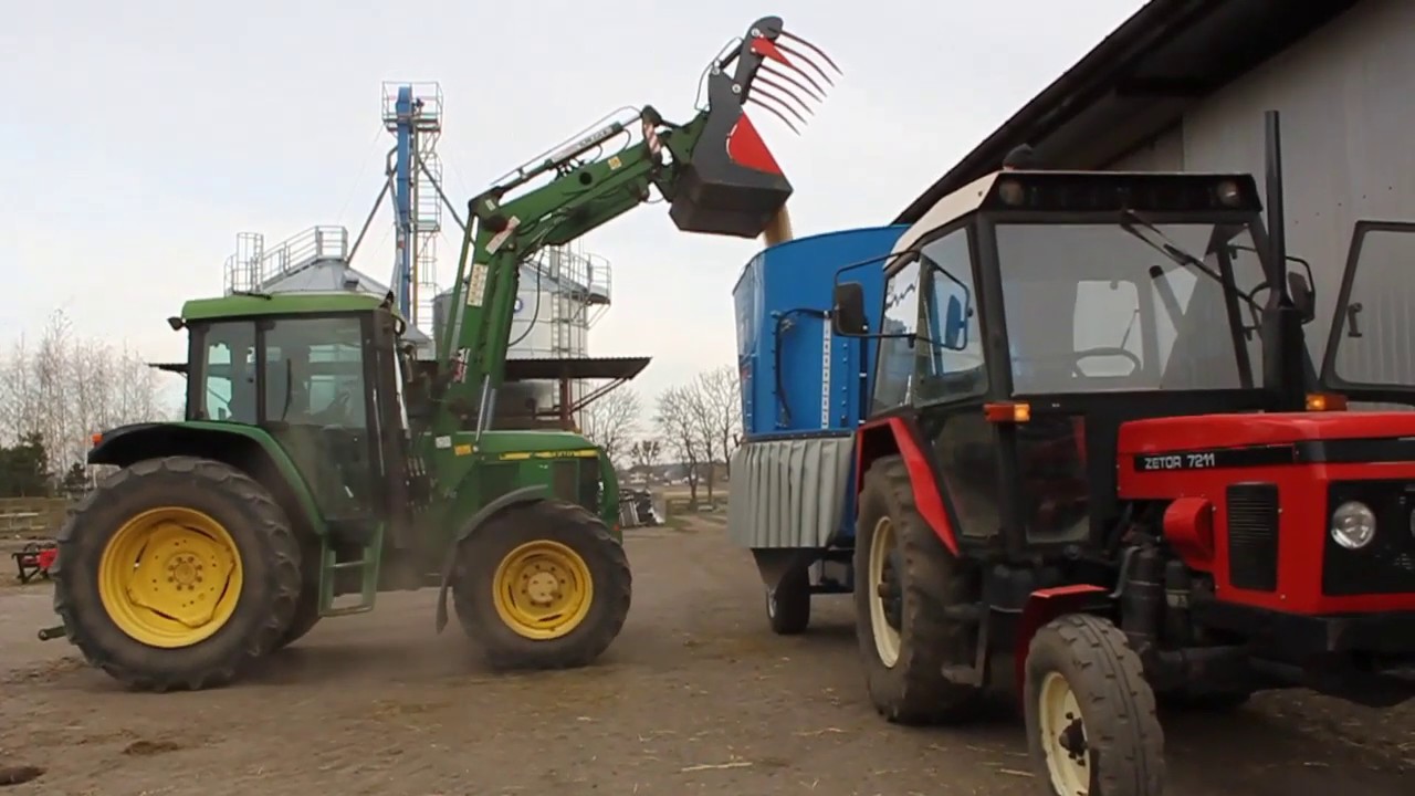 CODZIENNE OBOWIĄZKI CZYLI NOWY NABYTEK W AKCJI : EUROMILK RINO FX1000& ZETOR 7211&JOHN DEERE 6210SE