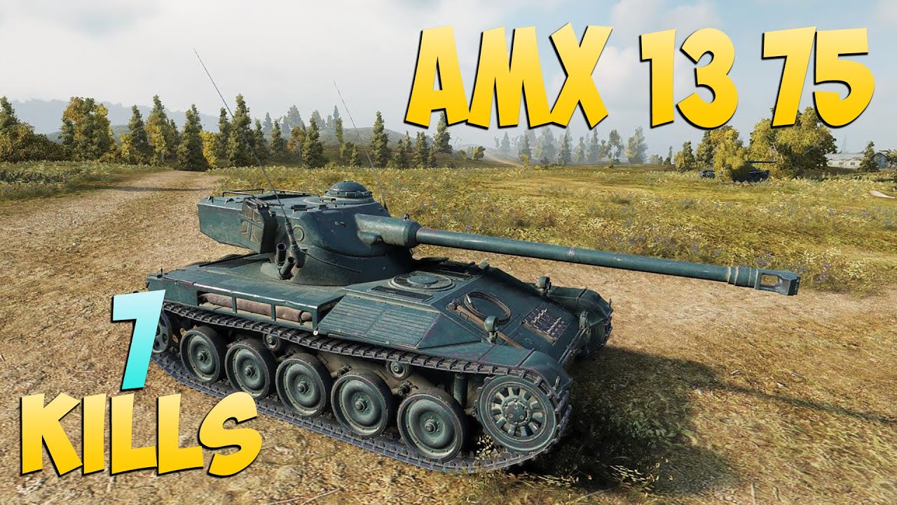AMX 13 75 - 7 Kills 3.5K DMG - Разведчик! - Мир Танков