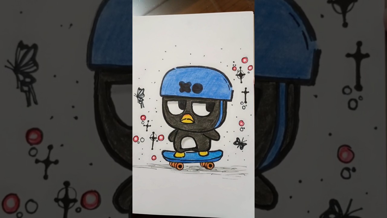 Drawing Bad Badtz Maru #badtzmaru #drawingmaster12 #sanrio #sanriocharacters