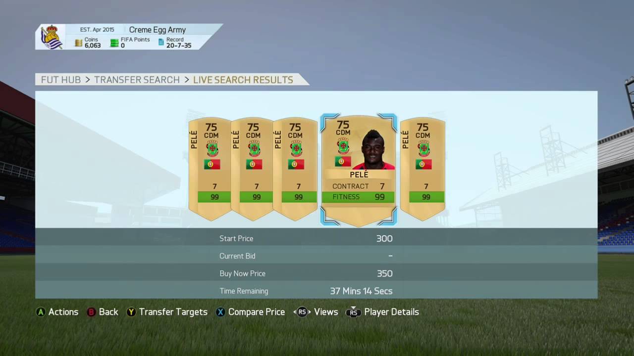 SNIPING PEL&Egrave; FOR 350 COINS!