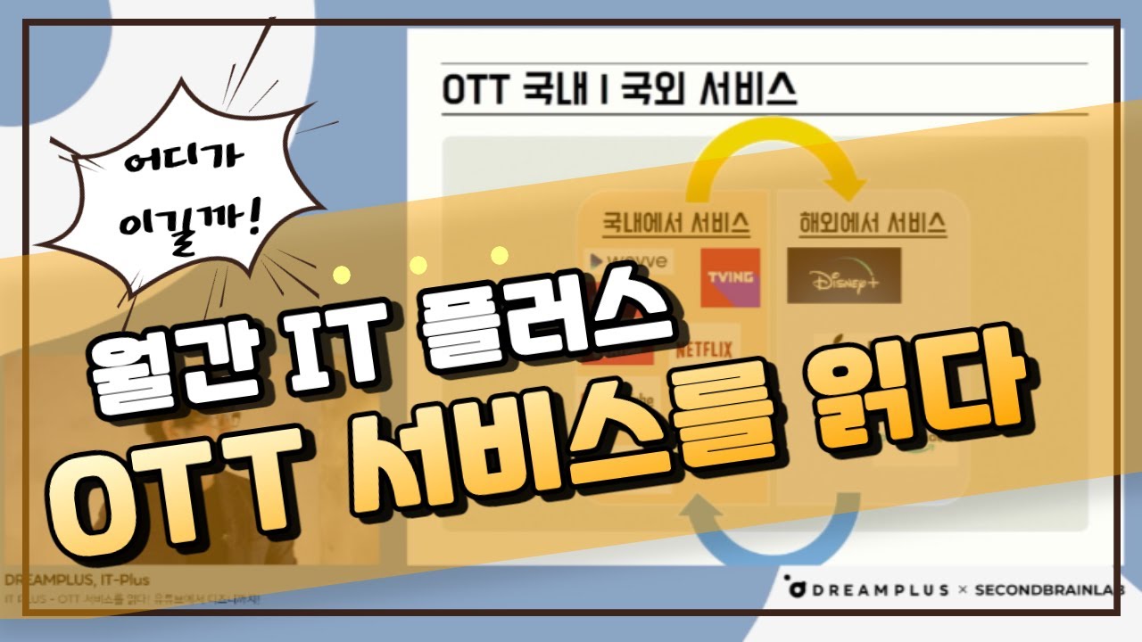 IT 플러스 _ OTT 서비스에 대해 정리해드립니다