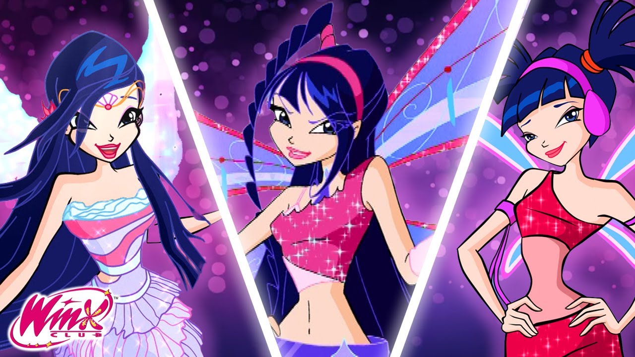 MUSA: Todos os poderes e Transformações | Winx Club Evolution