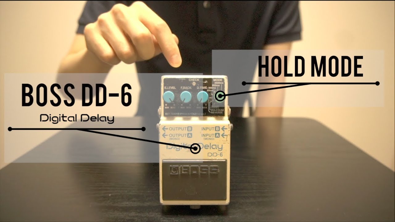 中野フェイバリット Vol.06 - BOSS DD-6 (HOLD MODE) の使いかた