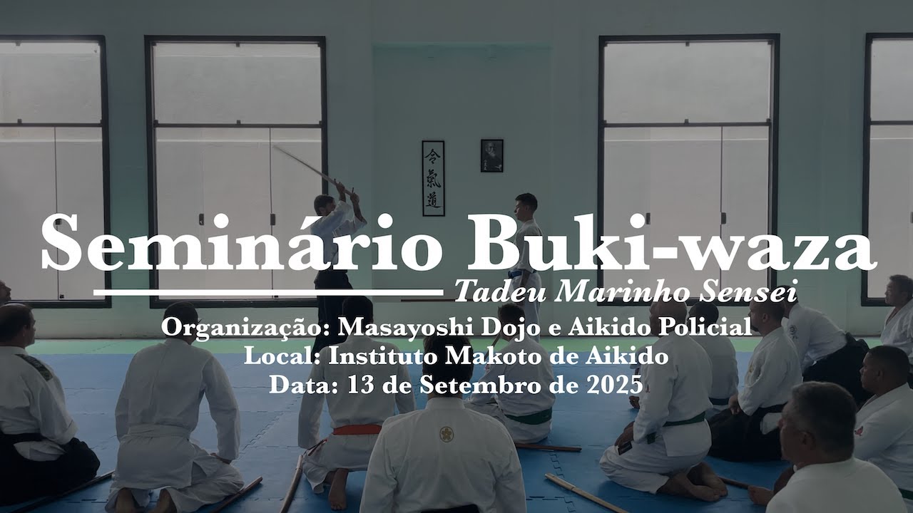 Seminário de buki-waza (bokken) com Tadeu Marinho Sensei em Aracaju, setembro 2025.