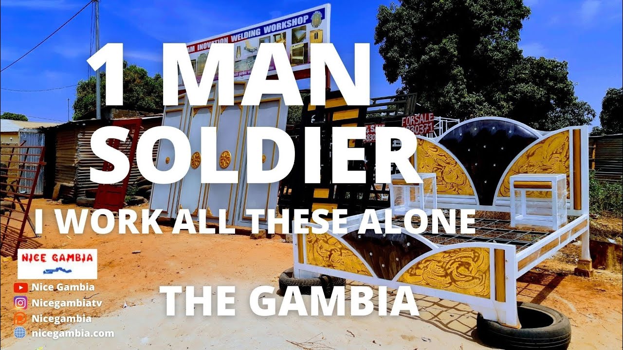 Metal Frame workers in The Gambia | Business and Entrepreneurship in The Gambia
