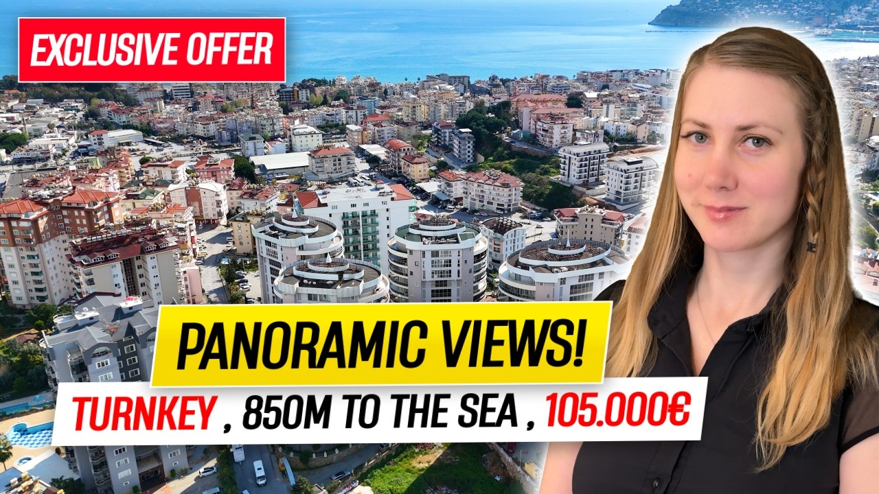 Spacious Apartment with Amazing Views &mdash; &euro;105,000 &mdash; 850 m to the Sea // Real Estate in Turkey