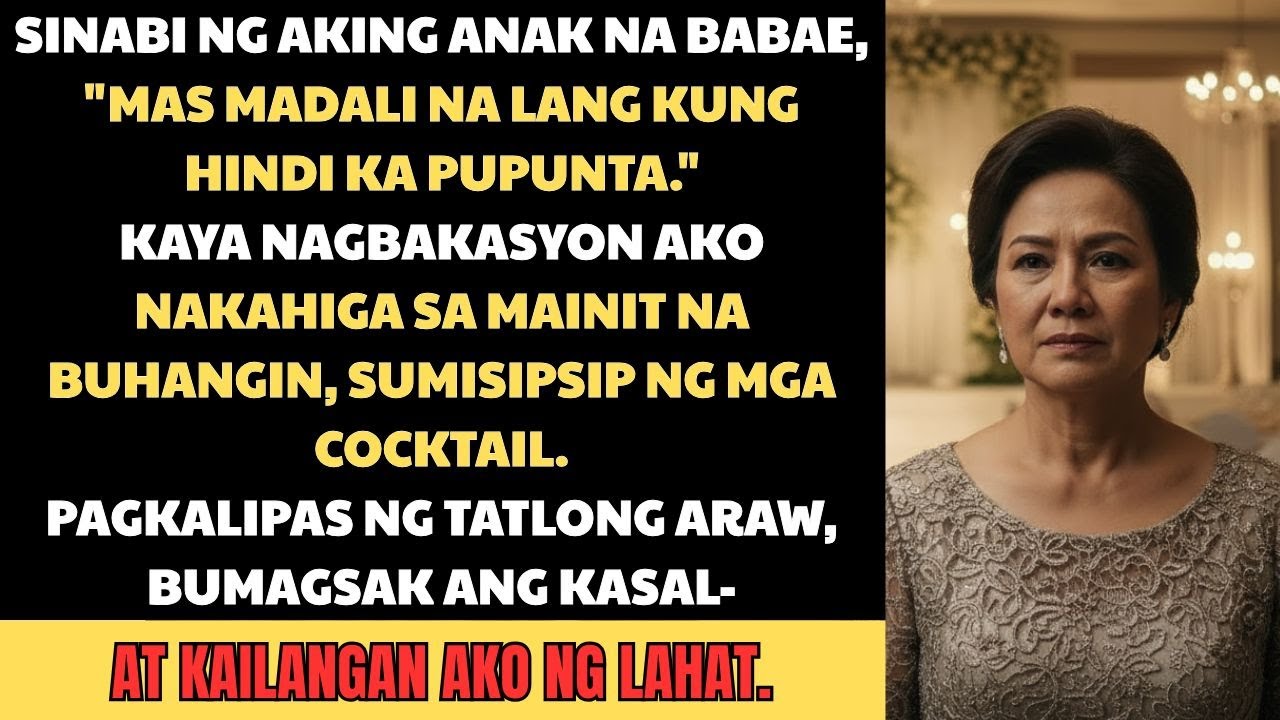 Matapos akong hindi isama sa kasal ng anak ko, nagbakasyon ako—at sumabog ang gulo.