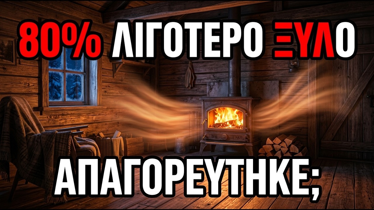 Αυτός ο θερμαντήρας καίει 80% λιγότερο ξύλο. Γιατί τον απαγόρευσαν;
