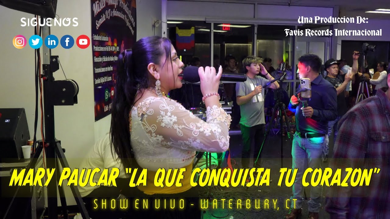 Mary Paucar - De Todo Un Poco Mix | En Vivo | Waterbury, CT - FavisRecordsINC© OFICIAL