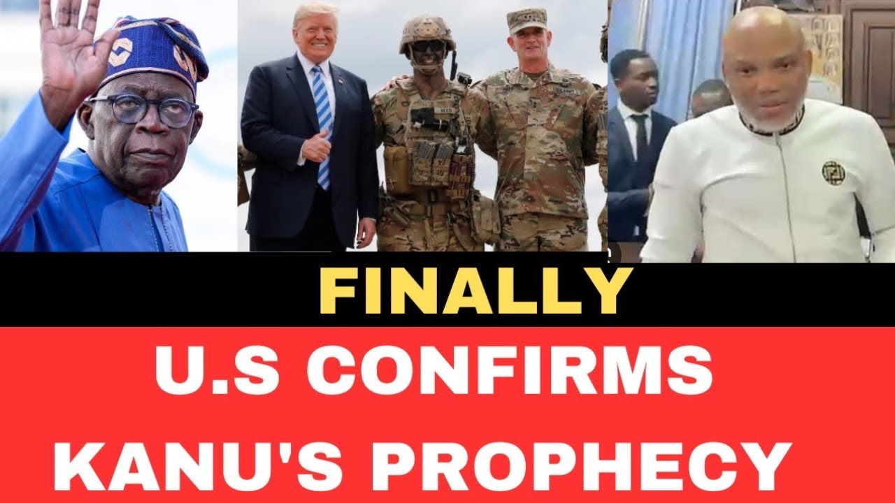 U.S President confirms Nnamdi Kanu's Prophecy (SHOCKING)