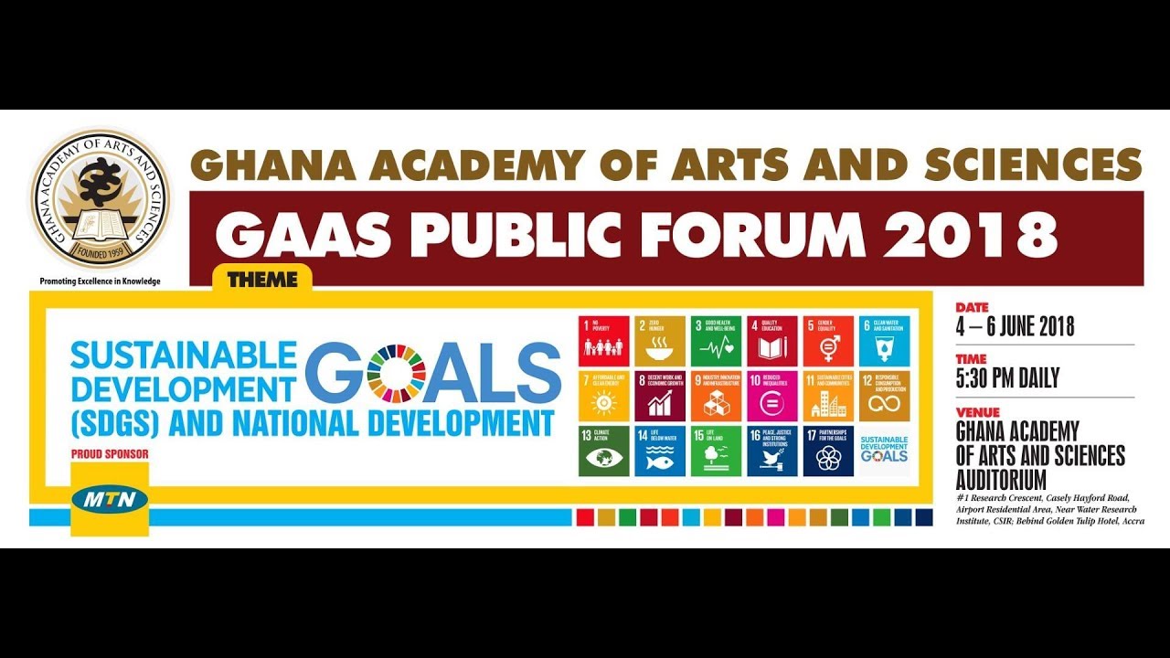 Day 1 - GAAS Public Forum 2018 - Overview and the SDGs on people