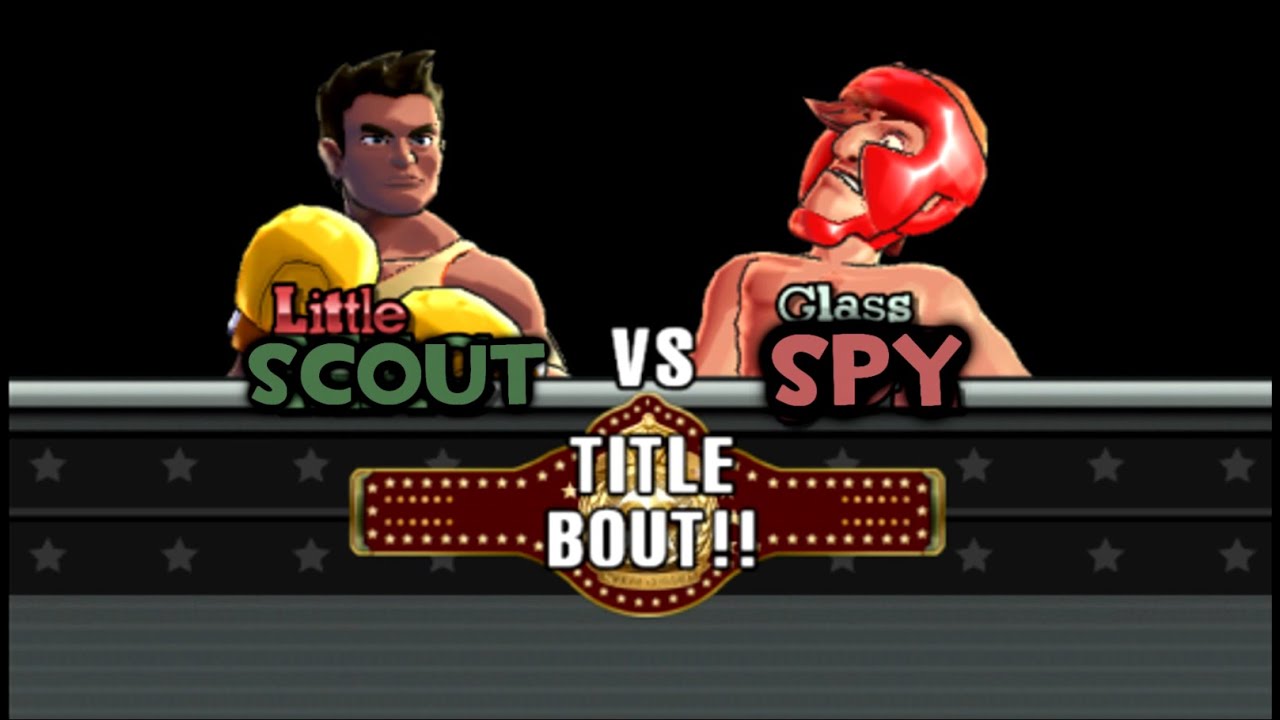 Punch Out!! TF2 Dub (Title Defense): Little Scout vs Glass Spy