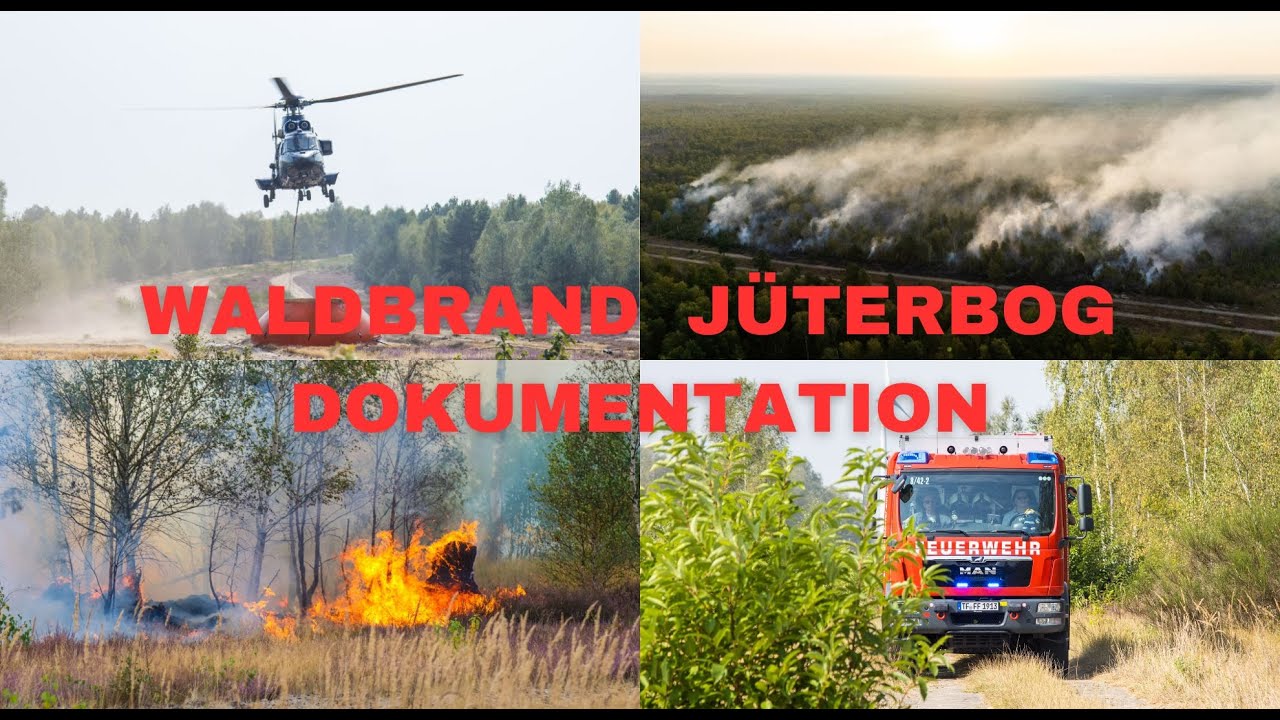Feuerwehr beim Waldbrand in Jüterbog | Dokumentation
