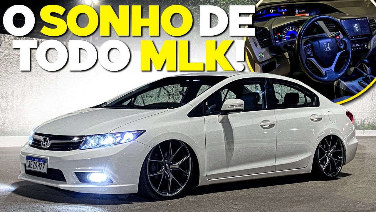 TODO MLK DE QUEBRADA JÁ SONHOU COM UM CIVIC REBAIXADO!