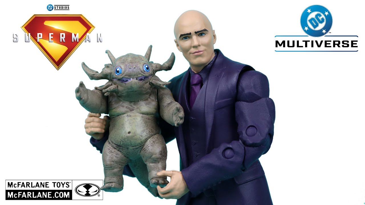 DC Multiverse Lex Luthor & Baby Kaiju Deluxe Theatrical Edition Mcfarlane Toys Action Figure Review
