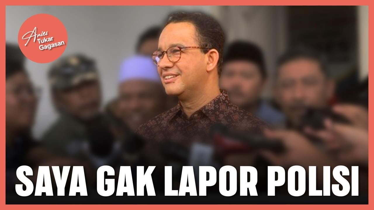 Pengakuan Anies: 