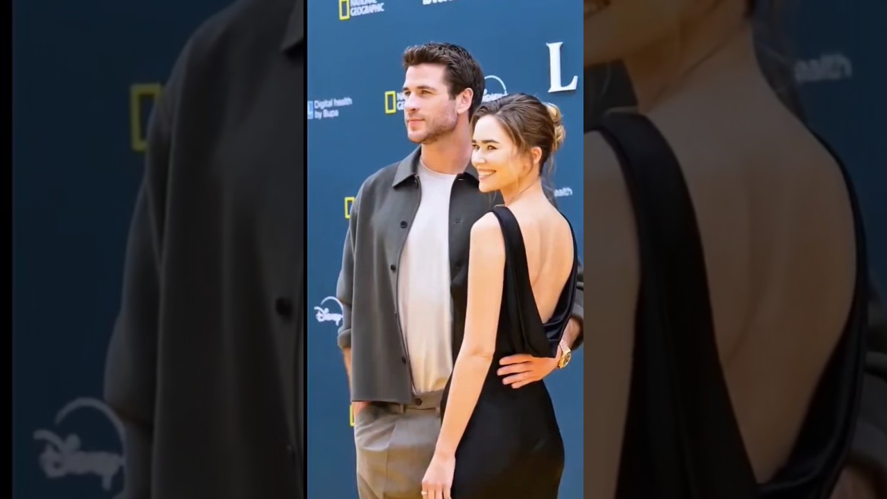 Liam Hemsworth and Gabriella Brooks Lovely Moments ❤️ | Celebrity Couple Goal#liamhemsworth #shorts