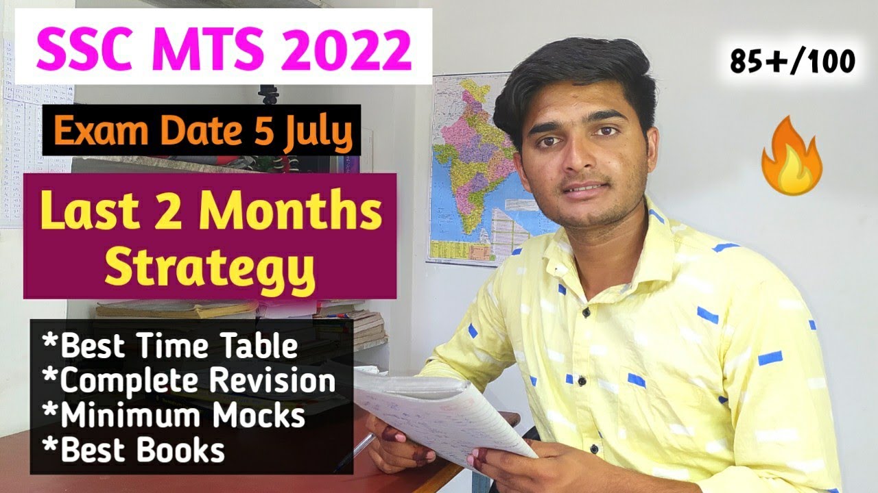 SSC MTS 2022 LAST 2 MONTHS STRATEGY | MTS Exam Date | Timetable,Books,Mocks | #ssc #mts