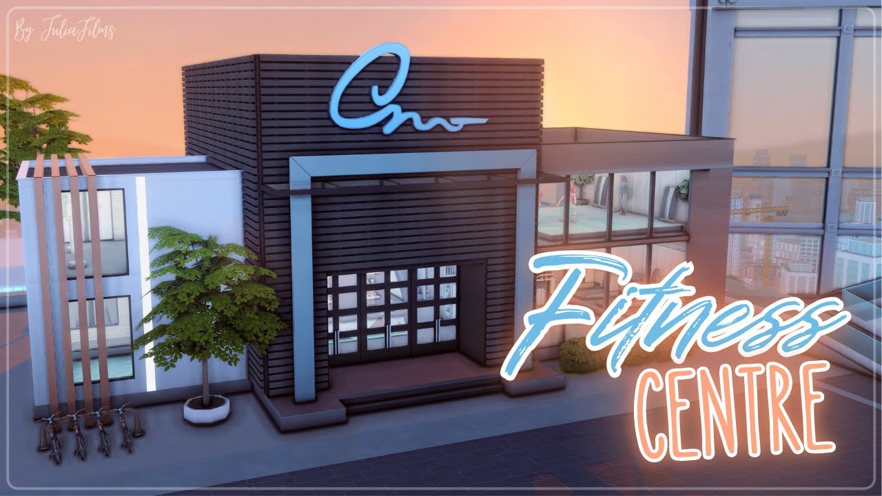 Фитнес Центр💪🏻│Строительство│Fitness Centre│SpeedBuild│NO CC [The Sims 4]
