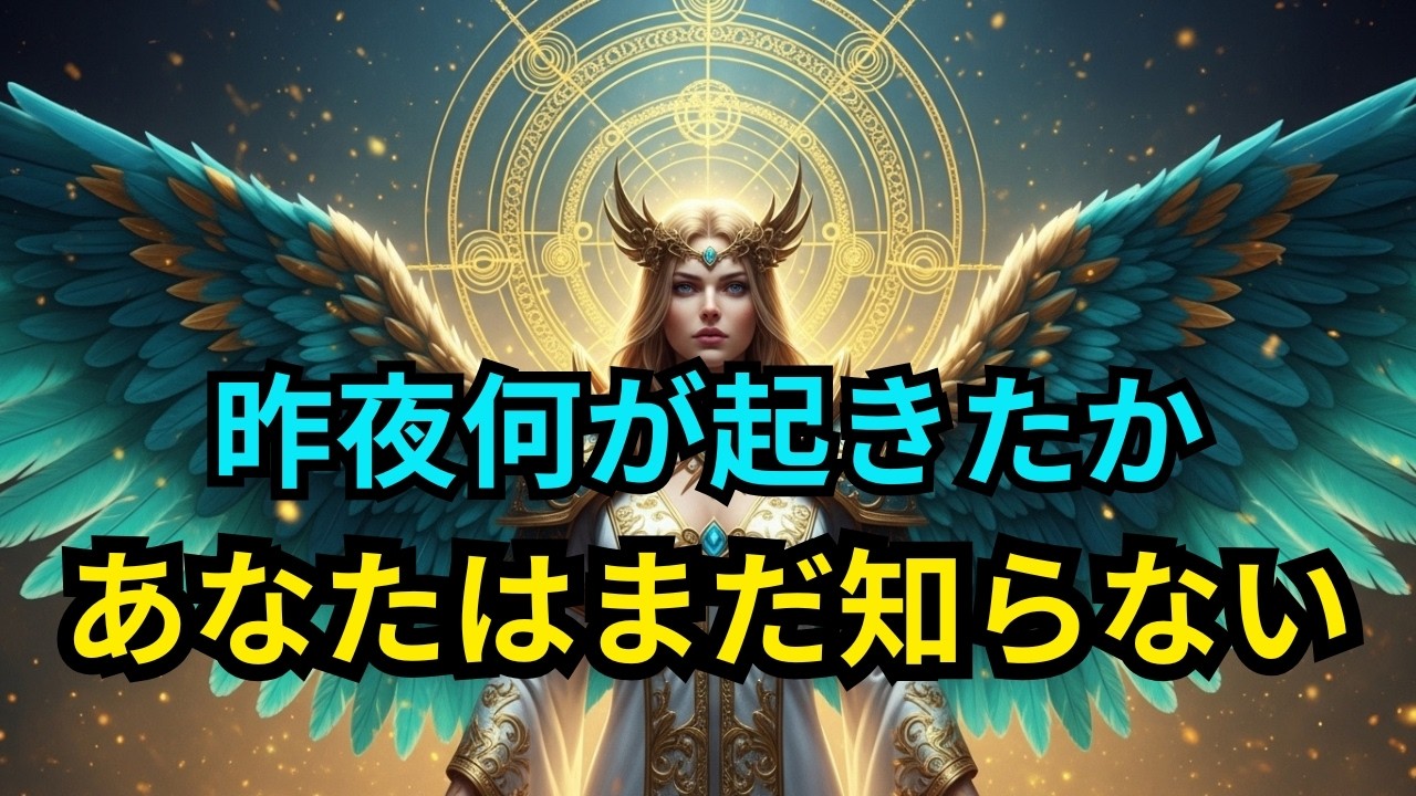 選ばれし者たち：大天使たちは衝撃を受けている — 昨夜何が起こったのか、あなただけがまだ知らない 😨💦