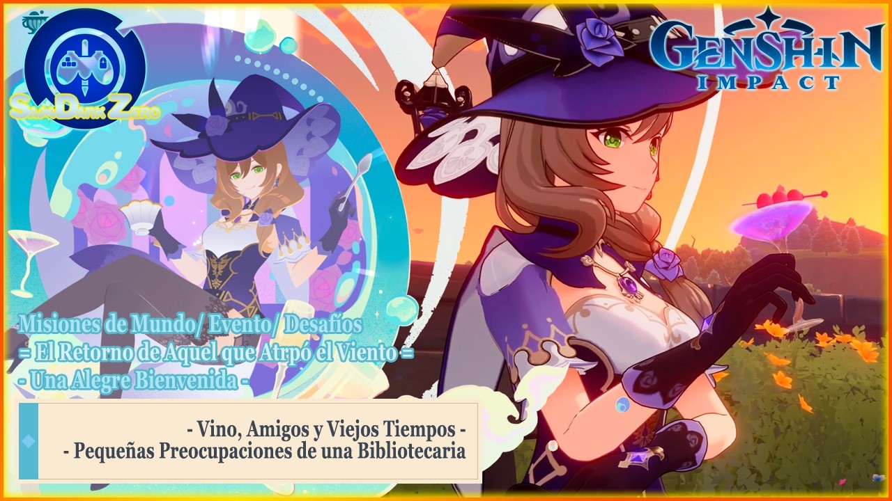 Genshin Impact - Pequeñas Preocupaciones de una Bibliotecaria - (Misión de Mundo/ Evento/ Mondstadt)