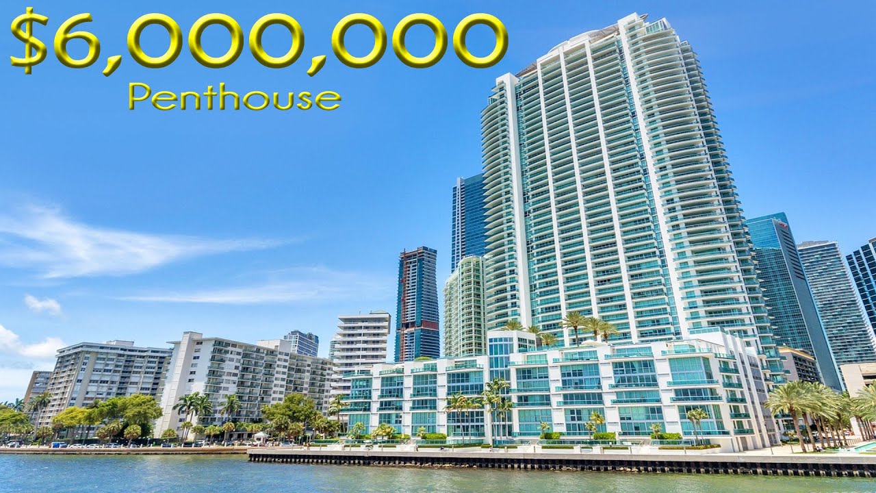 $6,000,000 Penthouse Jade Residences Brickell Miami | 1331 Brickell Bay Dr PENTHOUSE 4605, Miami